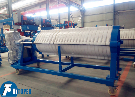 Round Plate And Frame Filter Press For Food Beverage Fermentation Industries