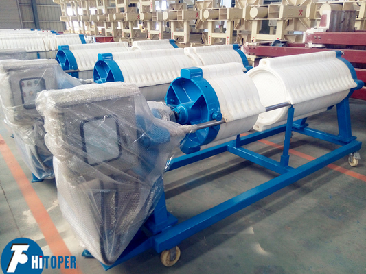 Round Plate And Frame Filter Press For Food Beverage Fermentation Industries