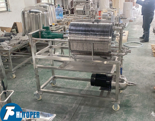 SUS304 Plate and Frame Filter Press with Heat-Resistant Silicone Seals for Superior Sealing Performance