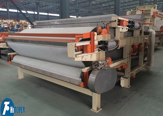 Durable Belt Filter Press for Continuous Sludge Dewatering in Chemical Oil Refining and Printing Dyeing Industries