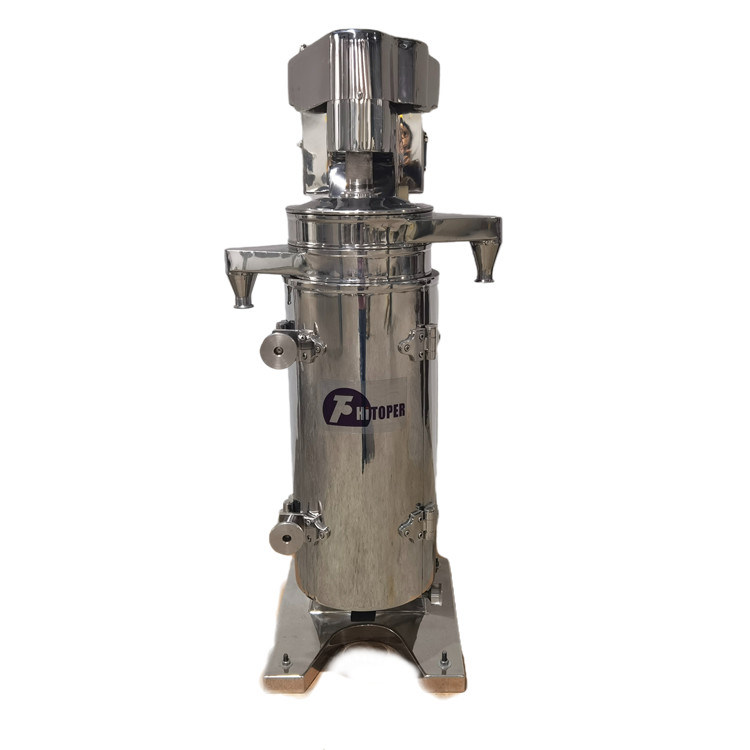 Stainless Steel Tubular Centrifuge with Adjustable Speed and Multiple Outlet Design for Industrial Separation Applications