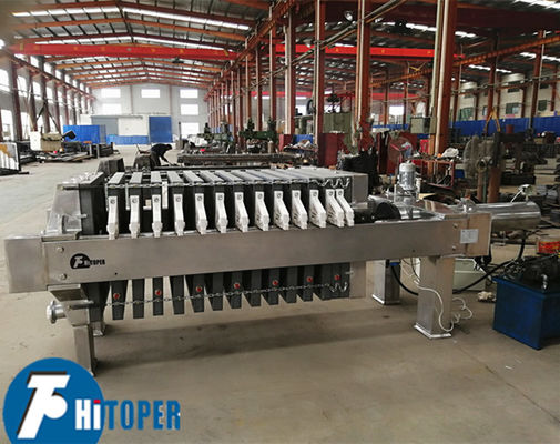 Prasowanie filtrów membranowych zdolne do produkcji ciast filtrów o maksymalnej zawartości stałych substancji i zmniejszonej wilgotności do zastosowań przemysłowych